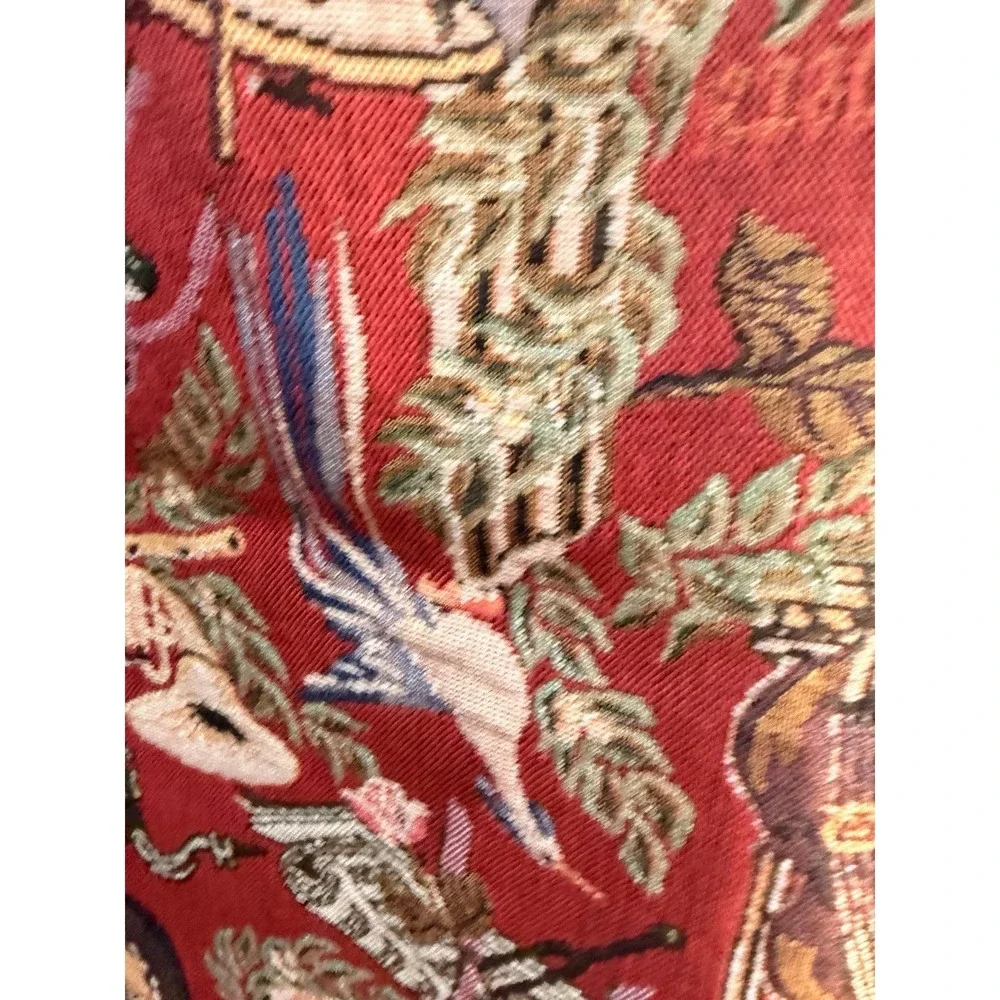VINTAGE TAPISSERIE TAPESTRY Runner Metropolitan Opera , Birds , Dining Room Hang